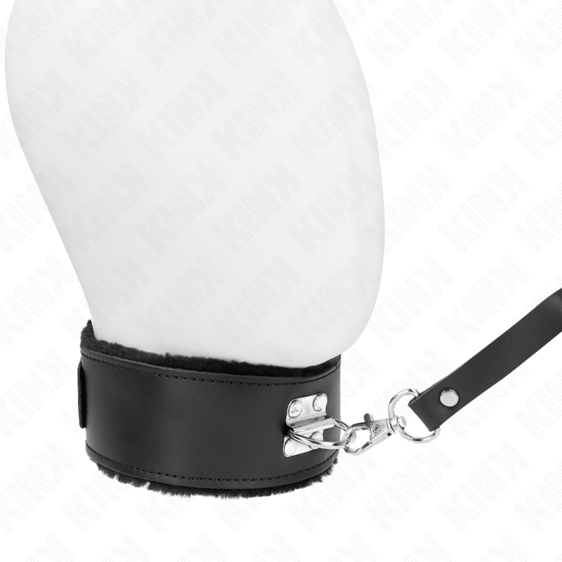 KINK – NECKLACE WITH BELT 116 CM WITH BLACK LEATHER STRAP ADJUSTABLE 40-48 CM X 6 CM