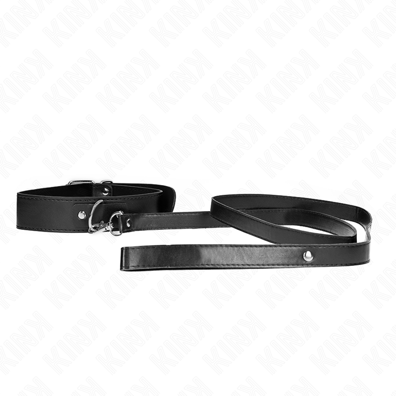 KINK – NECKLACE WITH BELT 116 CM BLACK STRAP ADJUSTABLE 32-50 CM X 8 CM