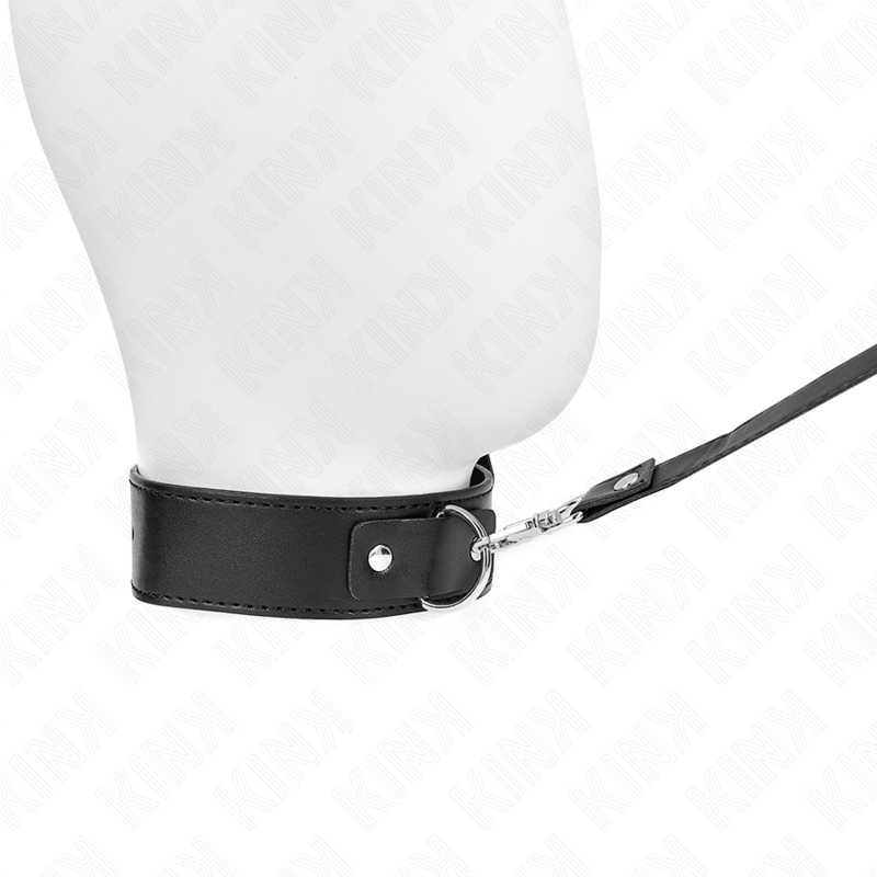 KINK - NECKLACE WITH BELT 116 CM BLACK STRAP ADJUSTABLE 32-50 CM X 8 CM - Image 5