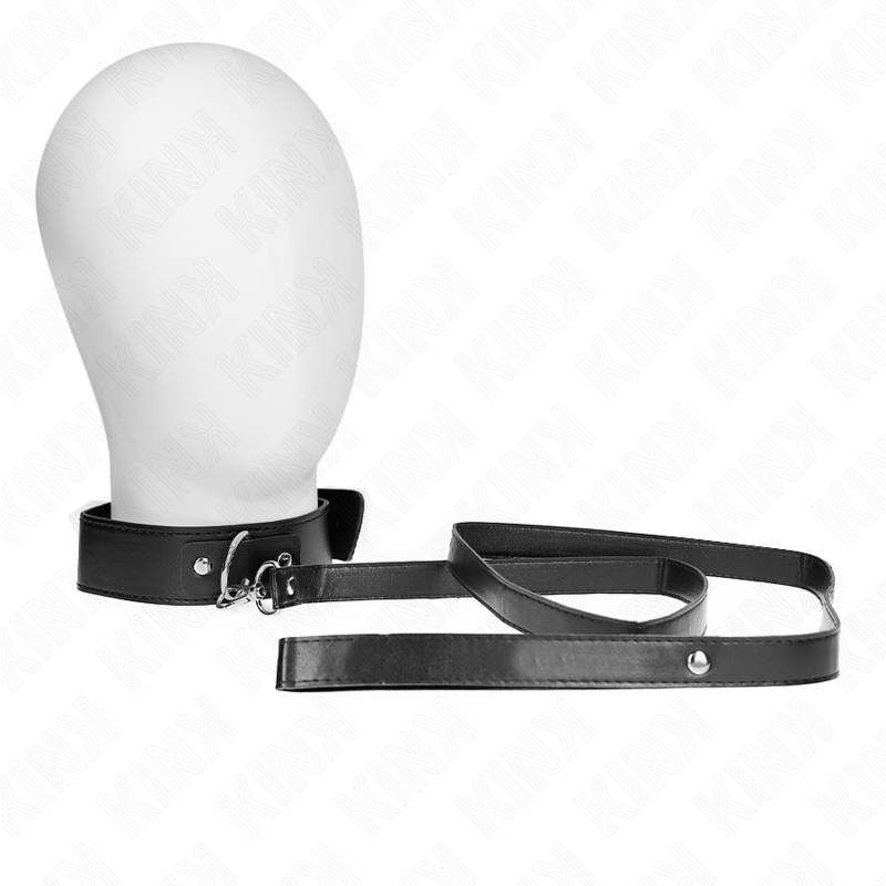 KINK – NECKLACE WITH BELT 116 CM BLACK STRAP ADJUSTABLE 32-50 CM X 8 CM