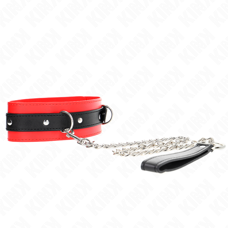 KINK - COLLAR WITH BELT 65 CM WITH STRAP RED 54 X 4.5 CM - Image 3