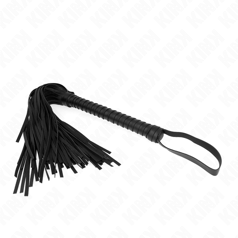 KINK – WHIP WITH BLACK TEXTURED HANDLE 48.5 CM