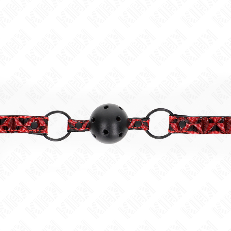 KINK - DIAMOND PATTERN BALL 4.5 CM GAG MODEL 2 64.5 CM ADJUSTABLE 42-60 CM - Image 4