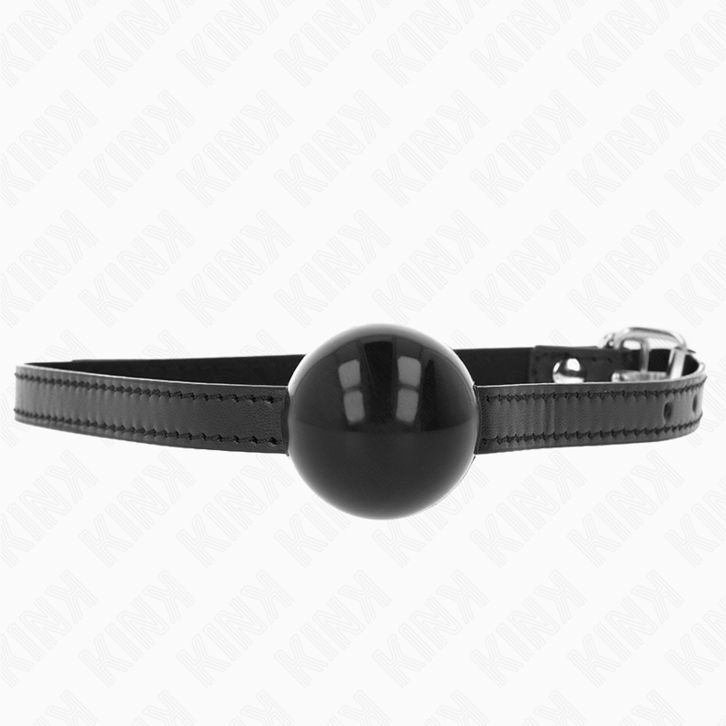 KINK – BLACK SINGLE SOLID BALL 4 CM GAG 65 x 1.5 CM