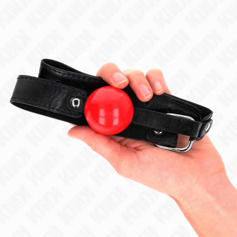 KINK - SOFT TPE BALL 4 CM GAG MODEL 1 66 x 2.5 CM ADJUSTABLE 41-61 CM - Image 5