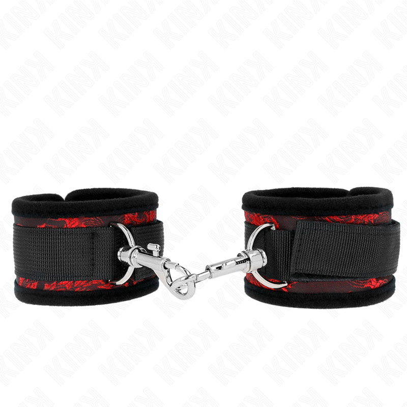 KINK – SCANDAL WRIST RESTRAINTS RED-BLACK