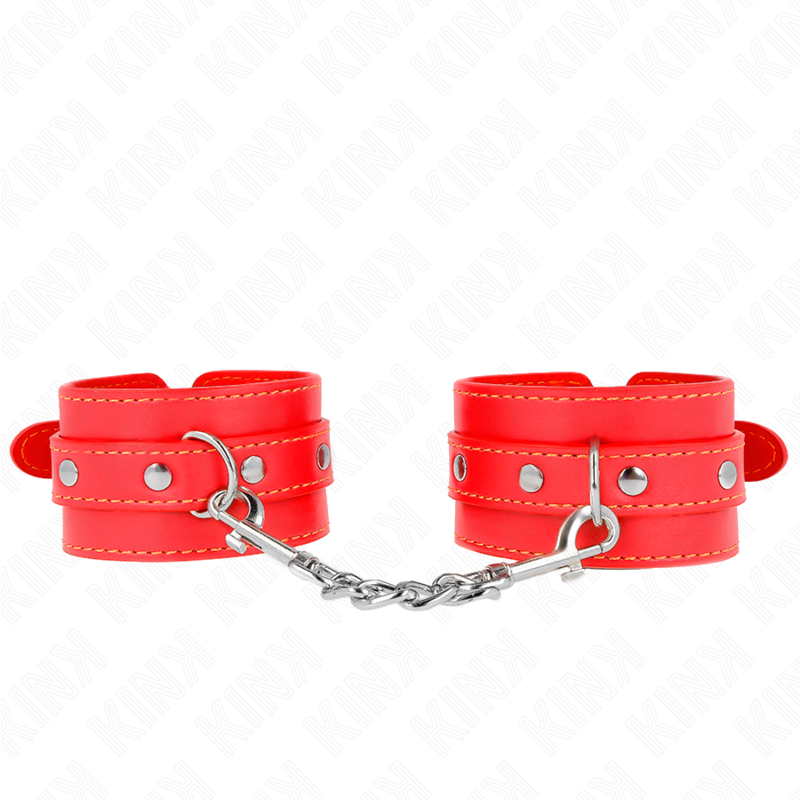 KINK – THIN WRIST RESTRAINTS RED ADJUSTABLE 21-33 CM