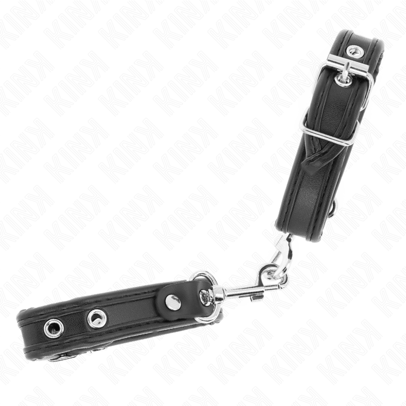 KINK – MINI BLACK WRISTBANDS WITH STUDS ADJUSTABLE 16-22 CM X 2 CM