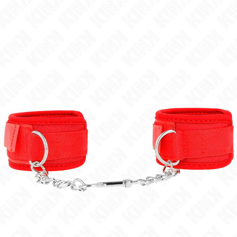 KINK – NEOPRENE WRIST RESTRAINTS RED 42 X 5 CM