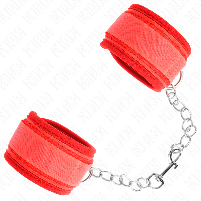 KINK – NEOPRENE WRIST RESTRAINTS RED 42 X 5 CM