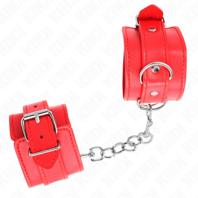 KINK – SIMPLE WRIST RESTRAINTS RED ADJUSTABLE 20-23 CM X 5.5 CM