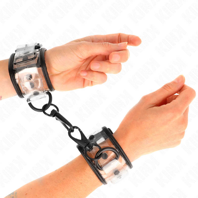 KINK - CLEAR WRIST CUFFS ADJUSTABLE 18-30 CM X 5.5 CM - Image 4