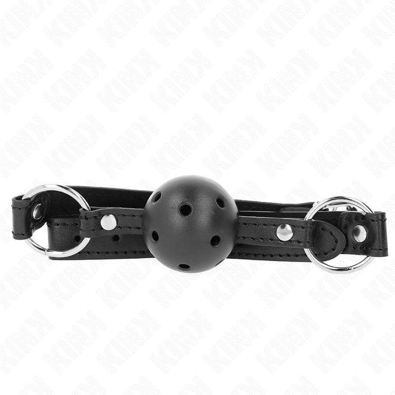 KINK – HOLLOW HARD BLACK BALL 4.5 CM GAG MODEL 1 63.5 X 2 CM