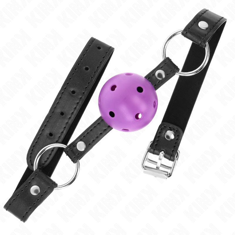 KINK – HOLLOW HARD PURPLE BALL 4.5 CM GAG 63.5 X 2 CM