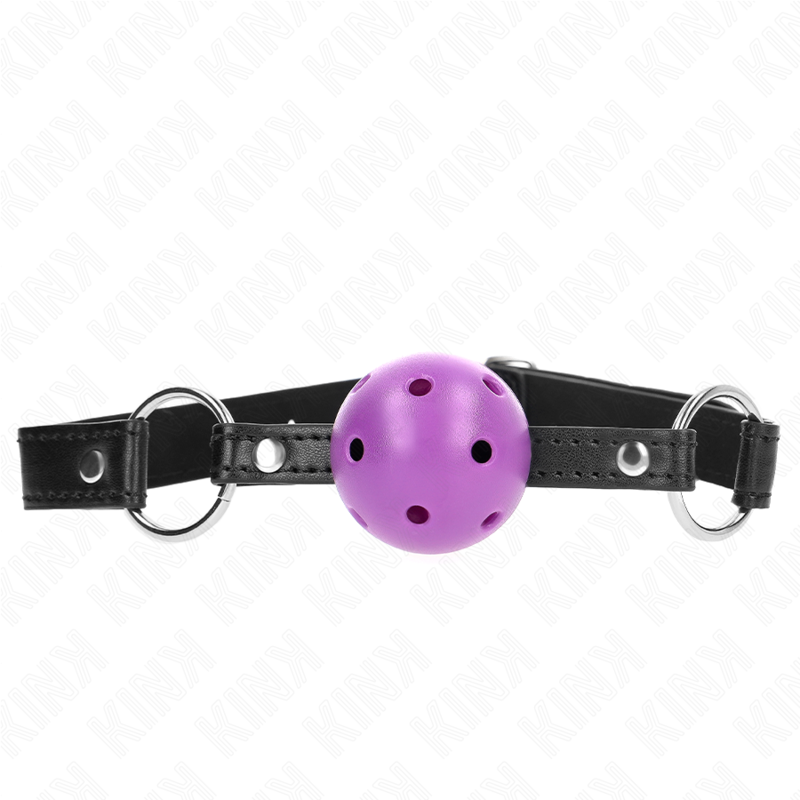 KINK – HOLLOW HARD PURPLE BALL 4.5 CM GAG 63.5 X 2 CM