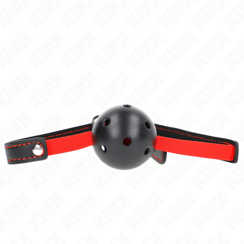 KINK – HOLLOW HARD MOUTH 4.5 CM GAG WITH ELASTIC BELT 56 x 1.5 CM