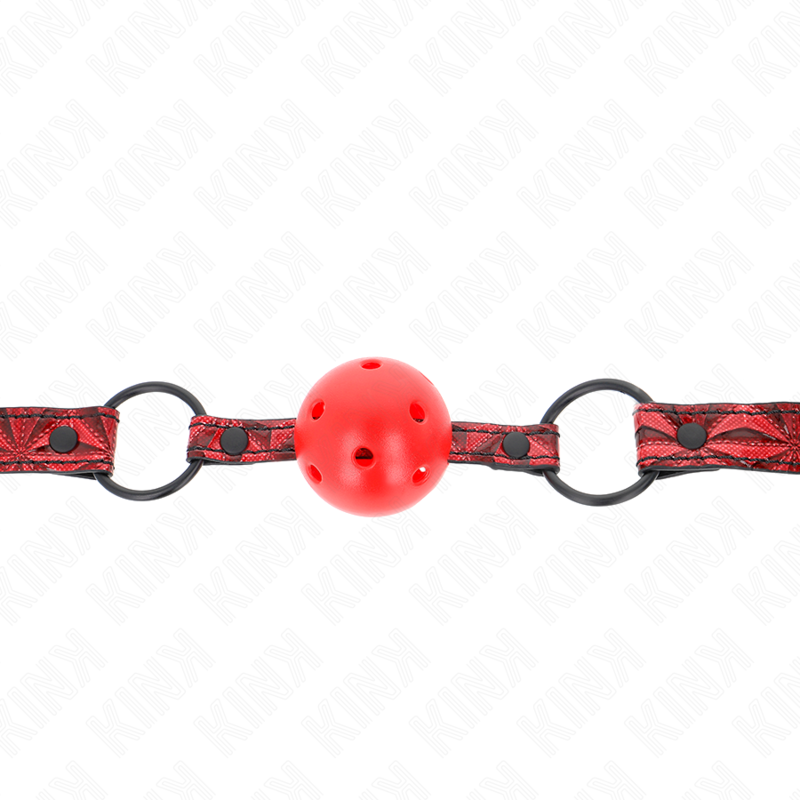KINK - DIAMOND PATTERN BALL 4.5 CM GAG MODEL 1 64.5 CM ADJUSTABLE 42-60 CM - Image 3