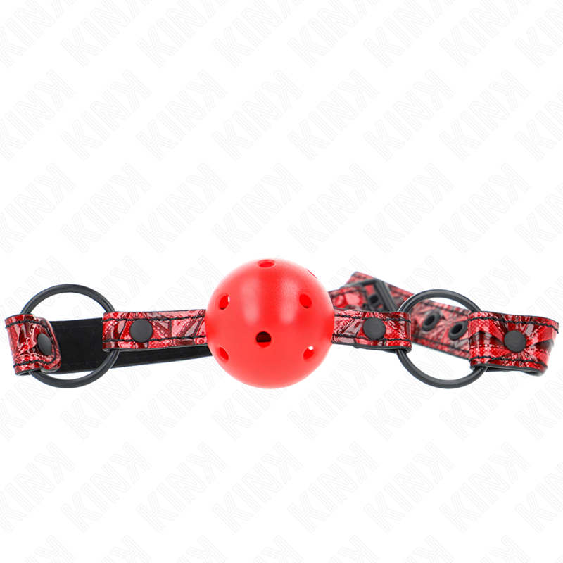 KINK – DIAMOND PATTERN BALL 4.5 CM GAG MODEL 1 64.5 CM ADJUSTABLE 42-60 CM
