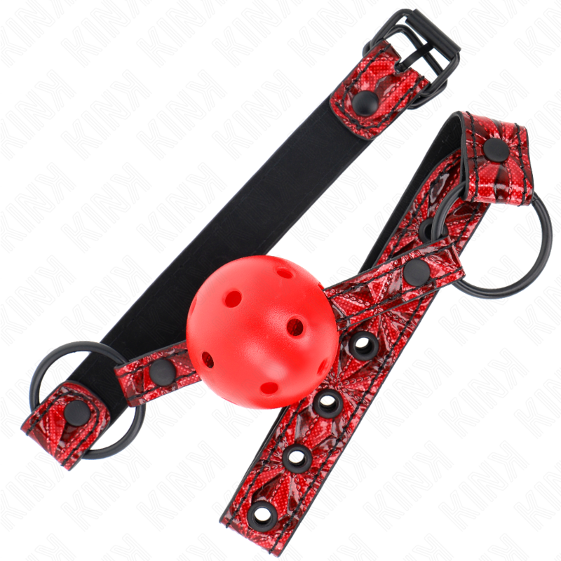 KINK – DIAMOND PATTERN BALL 4.5 CM GAG MODEL 1 64.5 CM ADJUSTABLE 42-60 CM