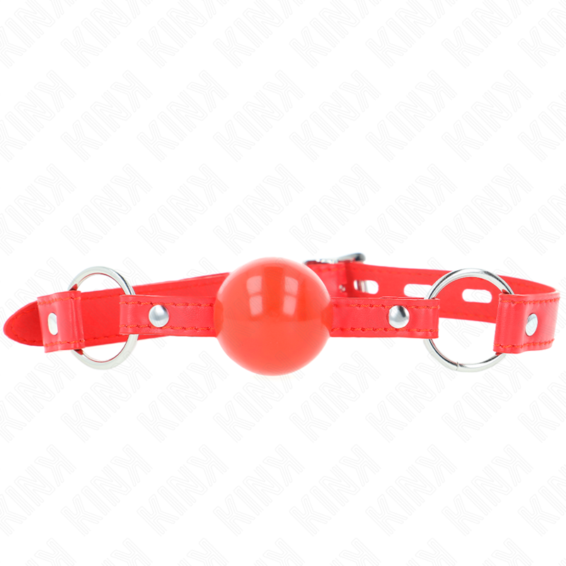KINK – TPE BALL 4 CM GAG WITH ROJO LOCK 60 x 2 CM