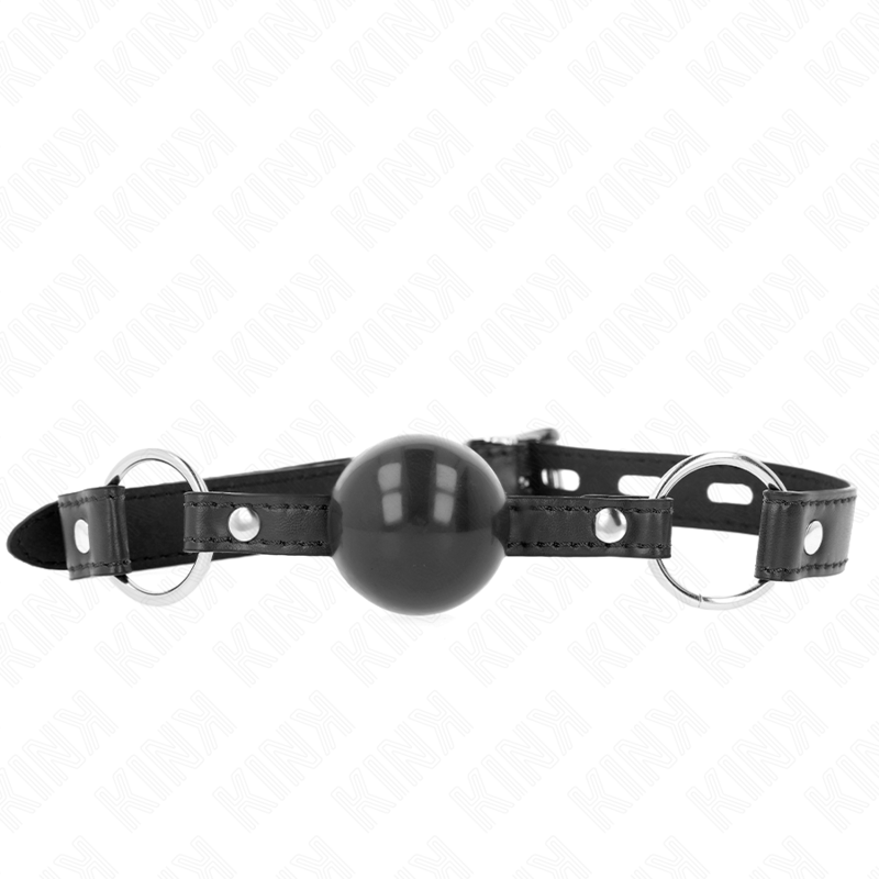 KINK – BLACK TPE BALL 4 CM GAG 60 x 2 CM