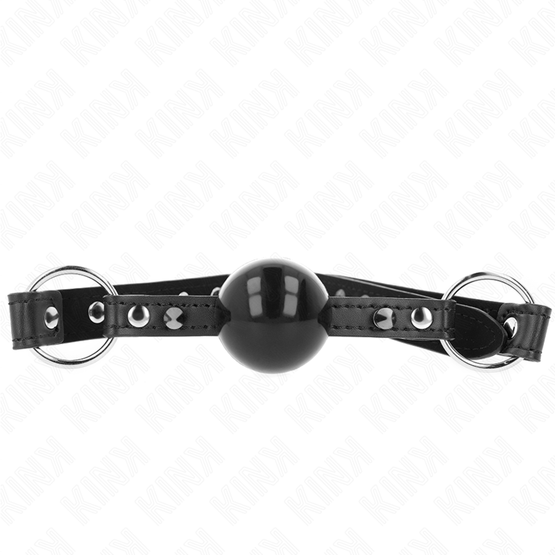 KINK – BALL 4 CM GAG WITH TIP RIVET AND SNAP LOCK 65 x 2 CM