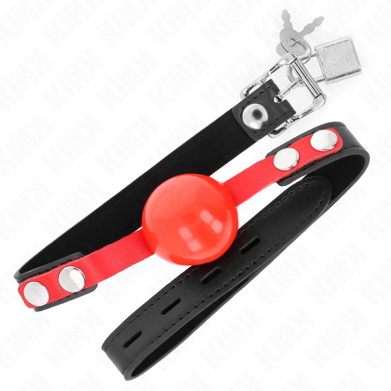 KINK – SOFT TPE BALL 4 CM GAG MODEL 4 60 x 2 CM ADJUSTABLE 37-52 CM