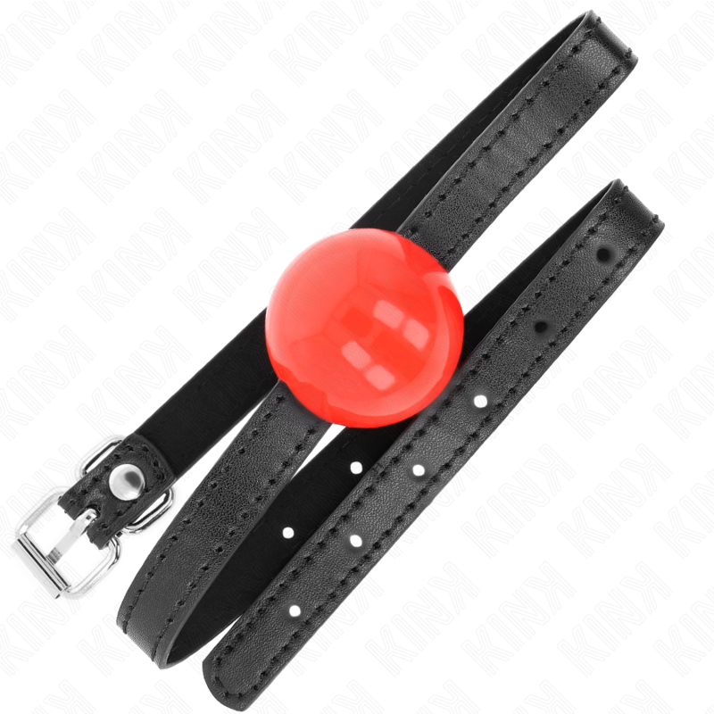 KINK – RED SINGLE SOLID BALL 4 CM GAG 65 x 1.5 CM