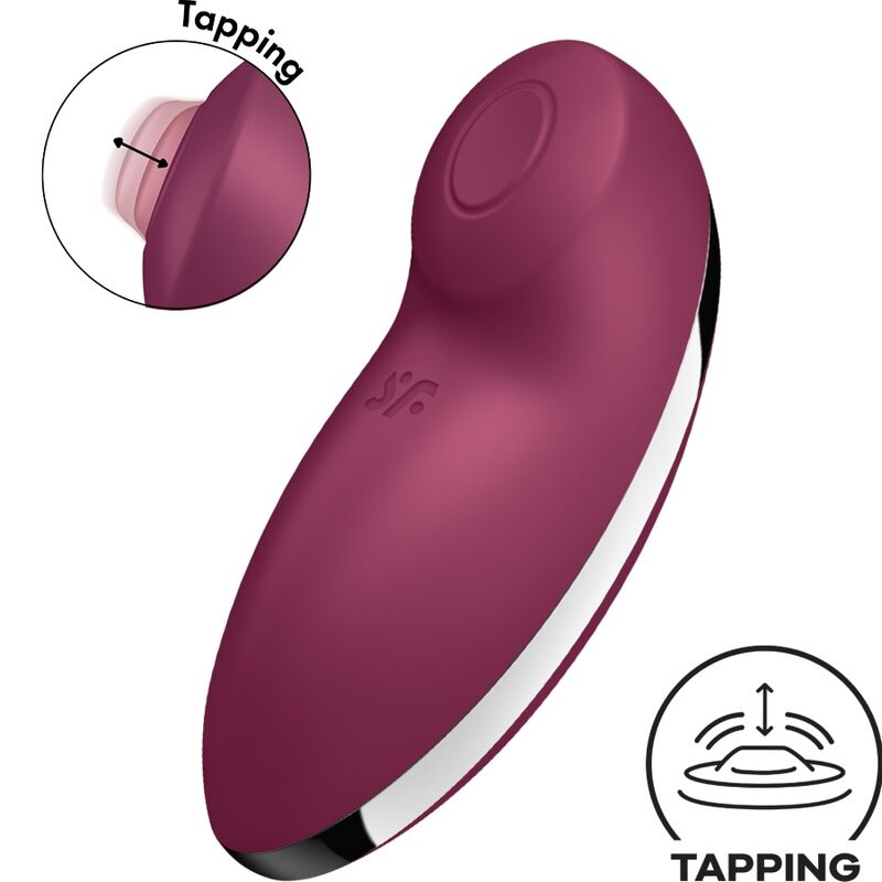 SATISFYER – TAP  CLIMAX 2 VIBRATOR  STIMULATOR RED