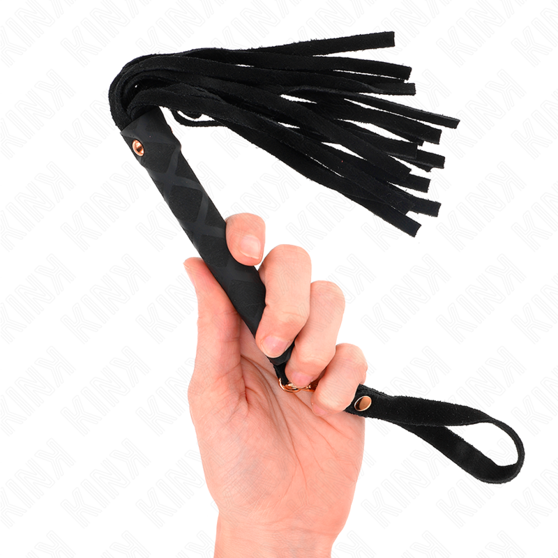 KINK – BLACK SUEDE MINI WHIP 30 CM