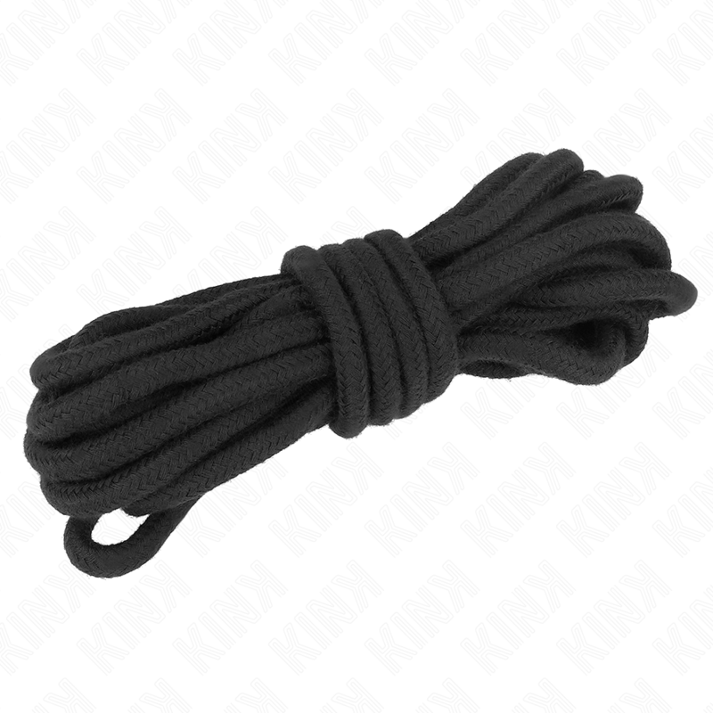 KINK – COTTON ROPE 10 METER BLACK