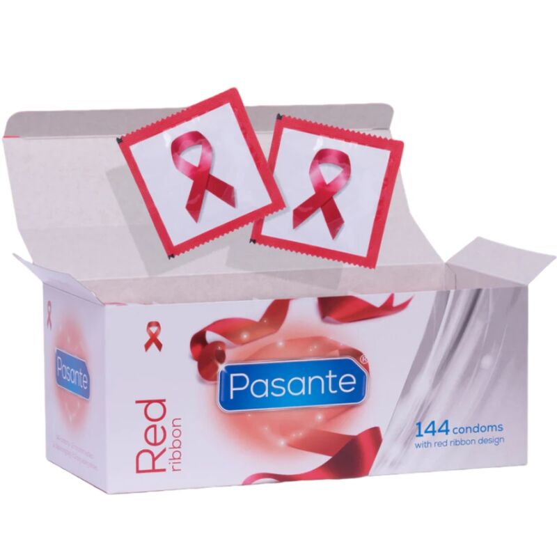 PASANTE – CONDOMS RED RIBBON 144 UNITS