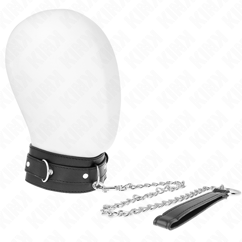 KINK – COLLAR WITH BELT 65 CM WITH STRAP BLACK 54 X 4.5 CM