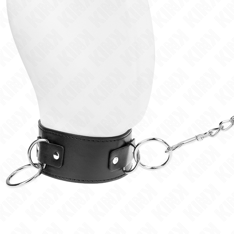 KINK – NECKLACE WITH LEASH 65 CM 3 RING MODEL 2 ADJUSTABLE 36-43 CM X 5 CM