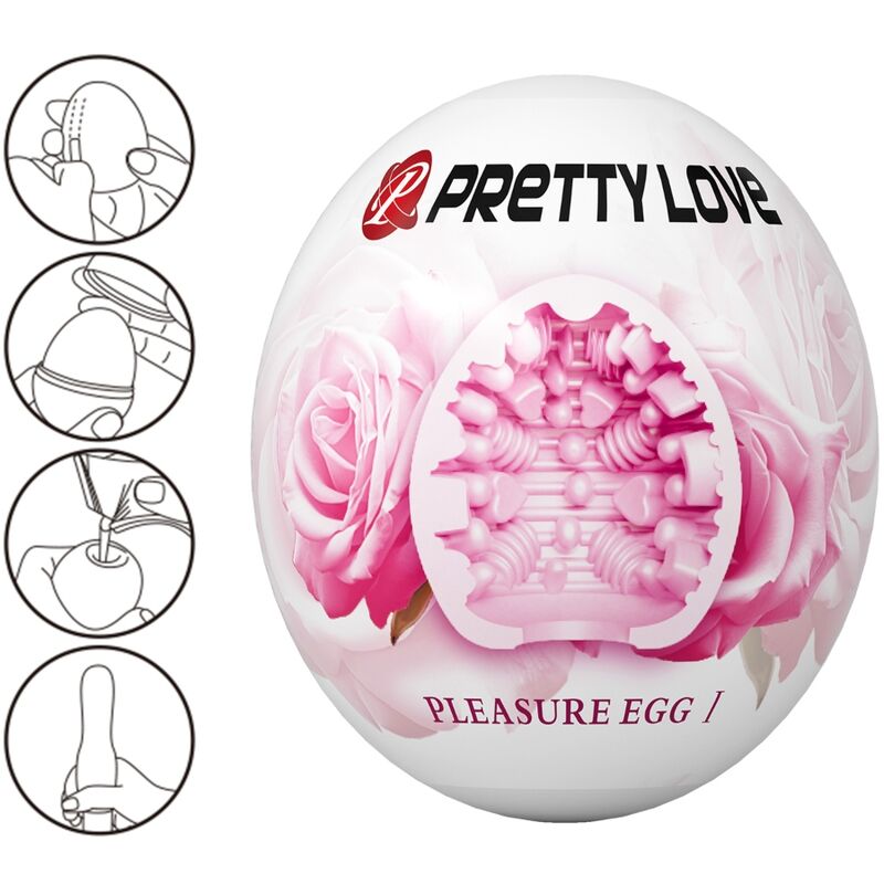 PRETTY LOVE – MALE MASTURBATOR EGG PINK