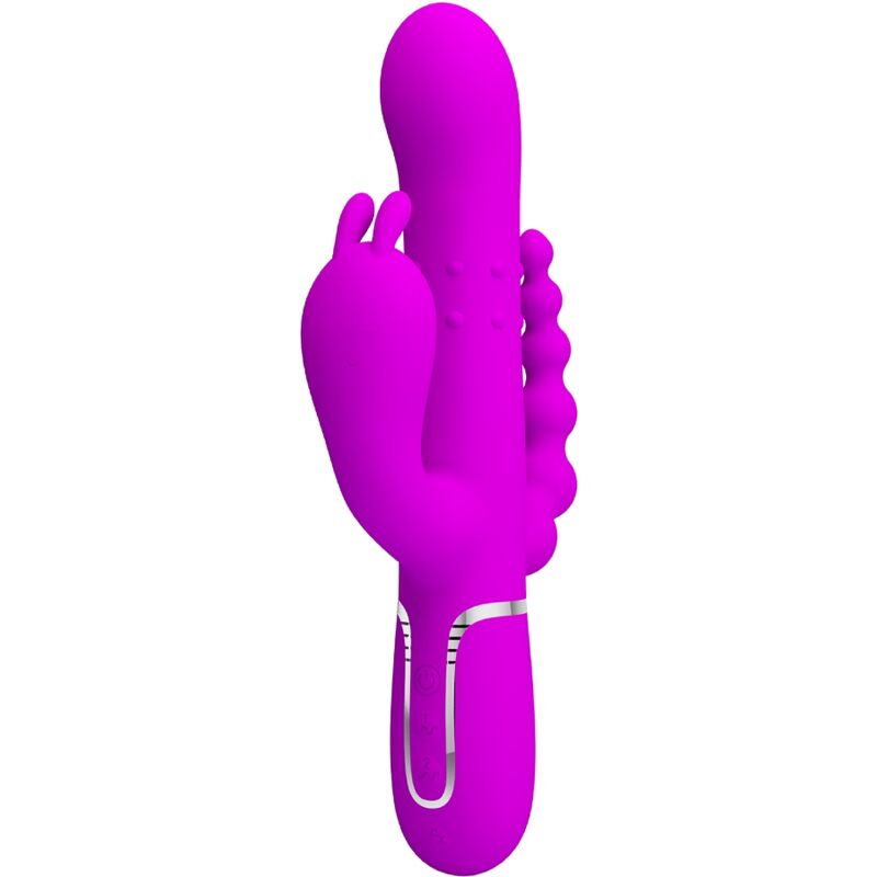 PRETTY LOVE – CAMMY TRIPLE VIBRATOR MULTIFUNCTION 4 IN 1 PINK