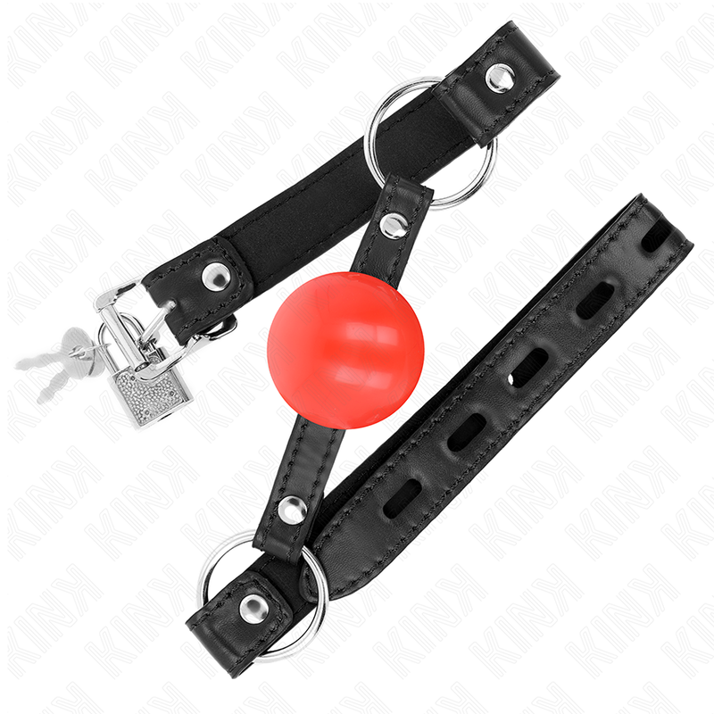 KINK – RED TPE BALL 4 CM GAG 60 x 2 CM