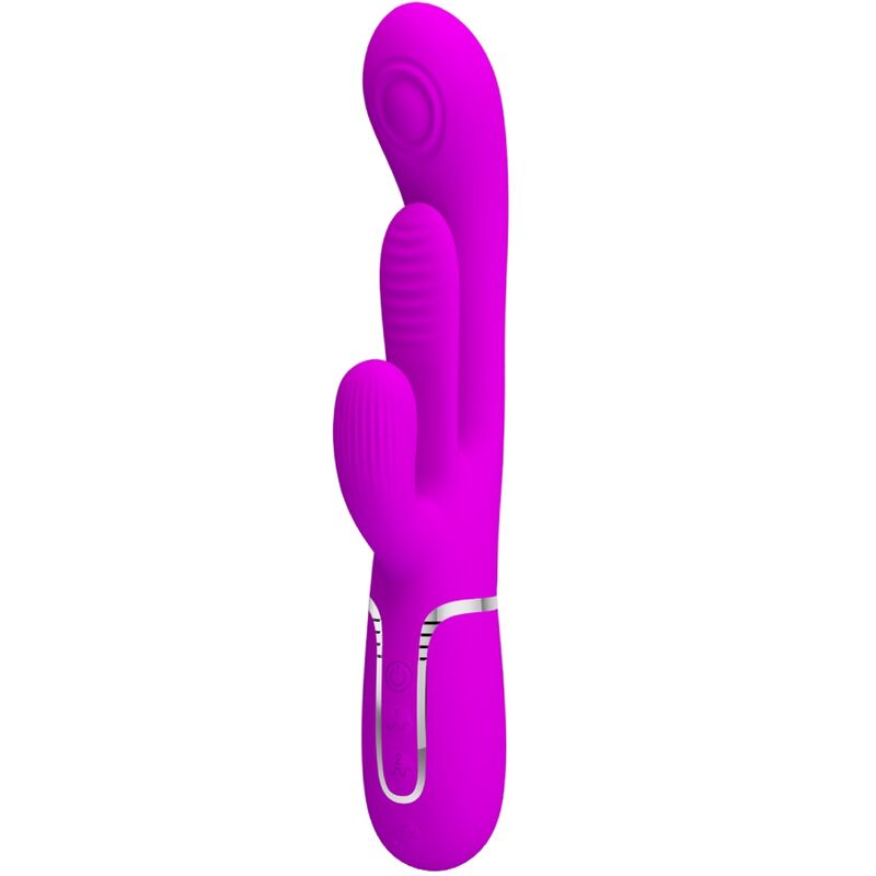 PRETTY LOVE – SHANIA TRIPLE RABBIT VIBRATOR MULTIFUNCTION PINK