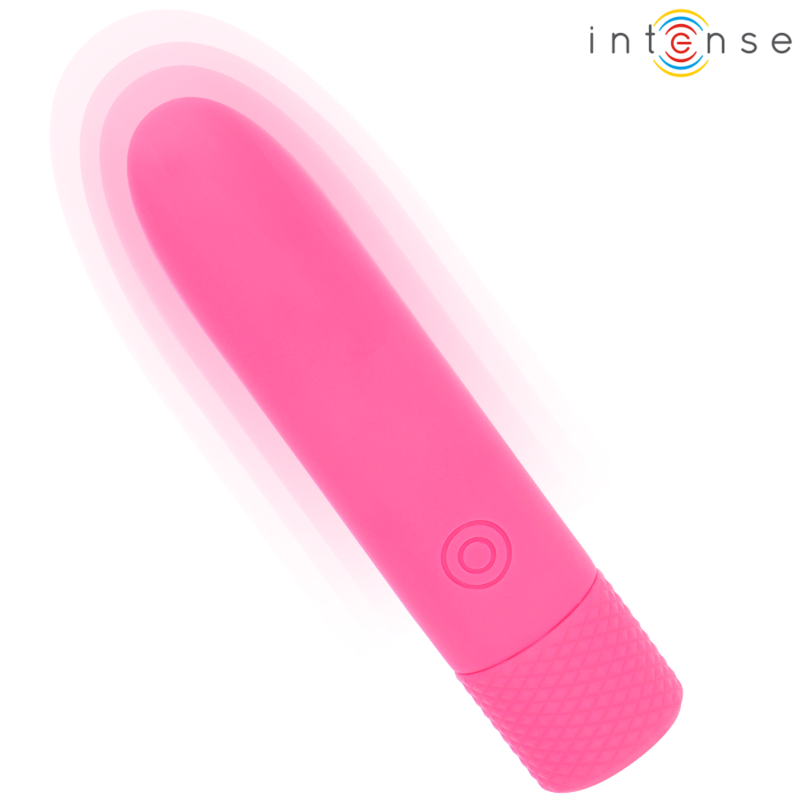 INTENSE – SYMONE USB RECHARGEABLE VIBRATING BULLET 8 VIBRATIONS PINK 10 X 2.2 CM