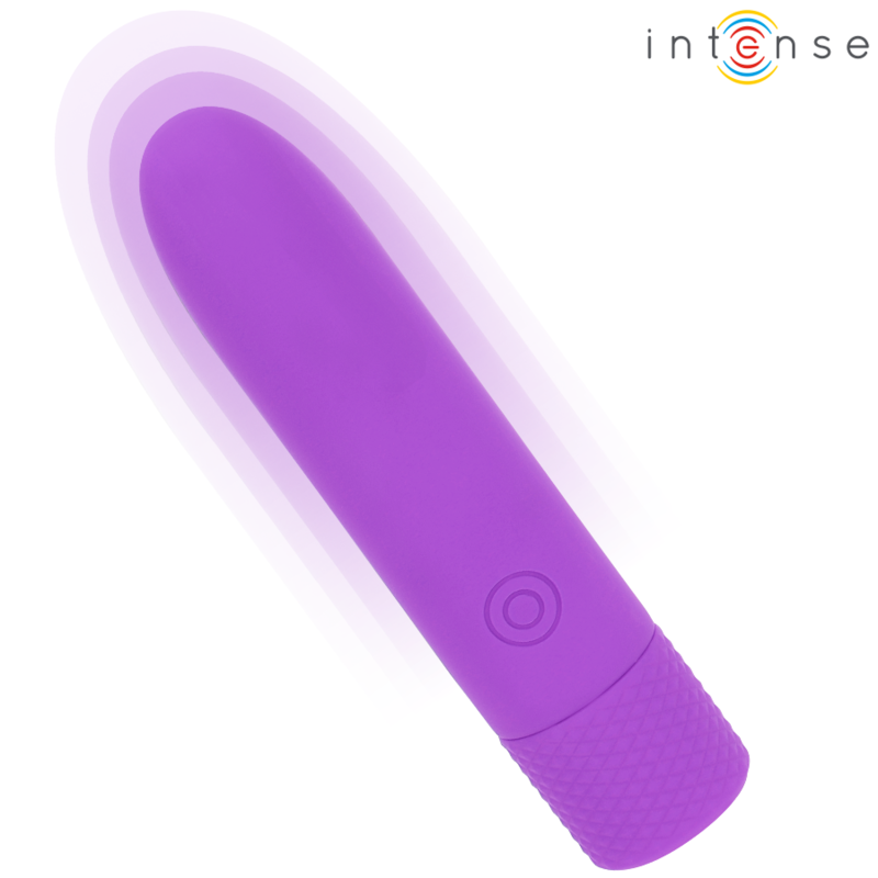INTENSE – SYMONE USB RECHARGEABLE VIBRATING BULLET 8 VIBRATIONS PURPLE 10 X 2.2 CM