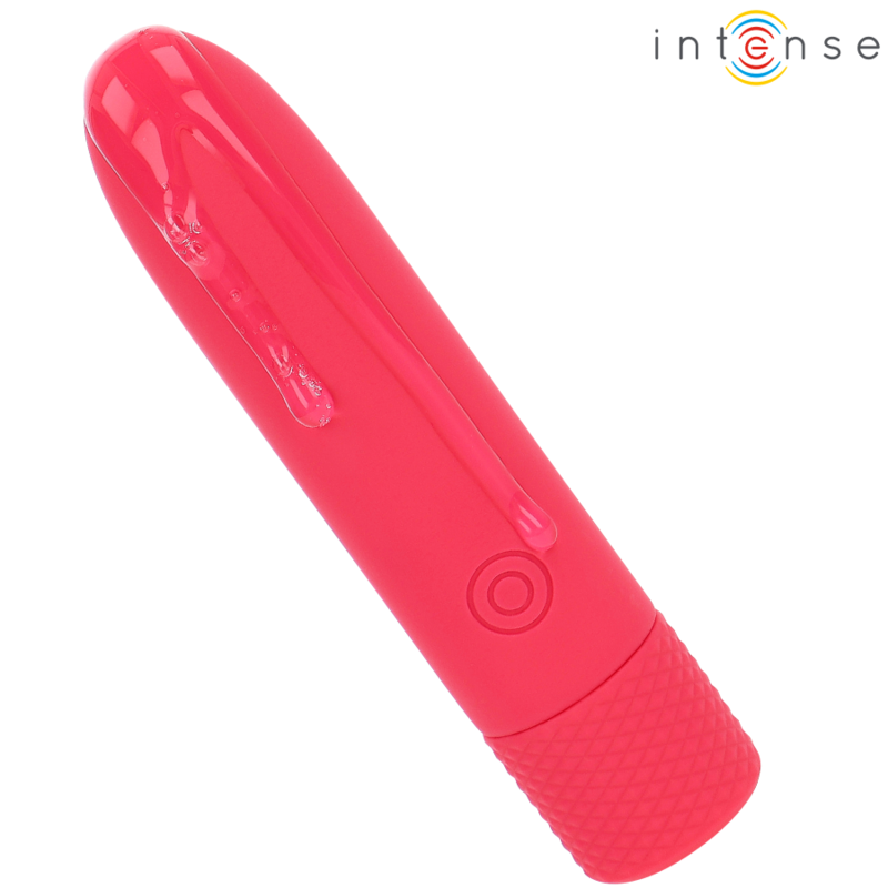 INTENSE - SYMONE USB RECHARGEABLE VIBRATING BULLET 8 VIBRATIONS RED 10 X 2.2 CM - Image 3