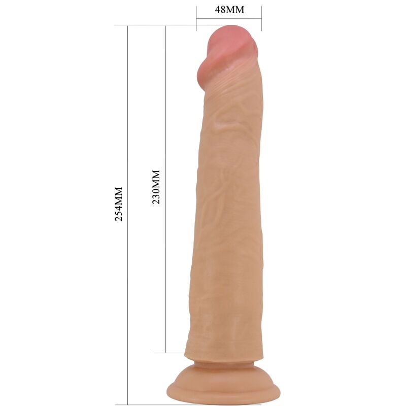 PRETTY LOVE - SHARIFE REALISTIC DILDO 25 CM FLESH - Image 5