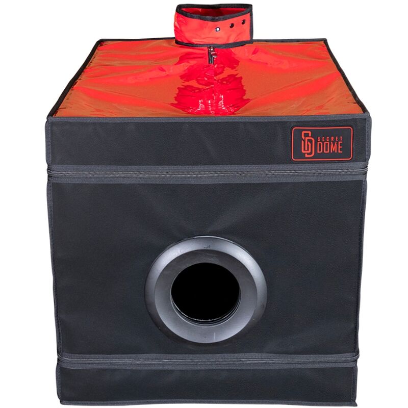 SECRET DOME – KINK CLUB LA NICHE CABIN BLACK  RED