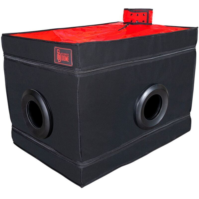 SECRET DOME – KINK CLUB LA NICHE CABIN BLACK  RED