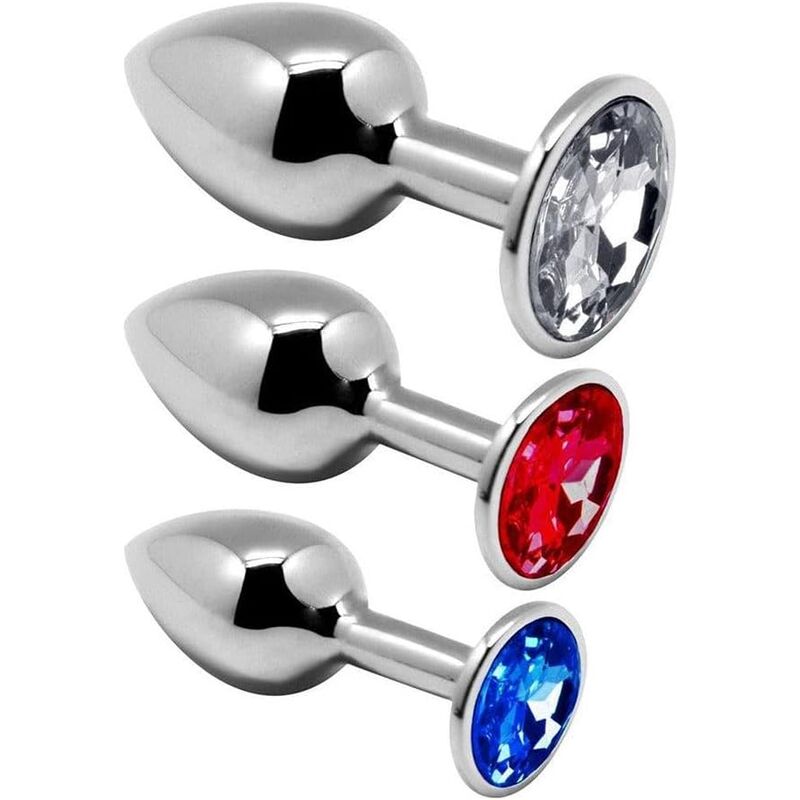 ALIVE – ANAL PLEASURE KIT 3 PLUG METAL