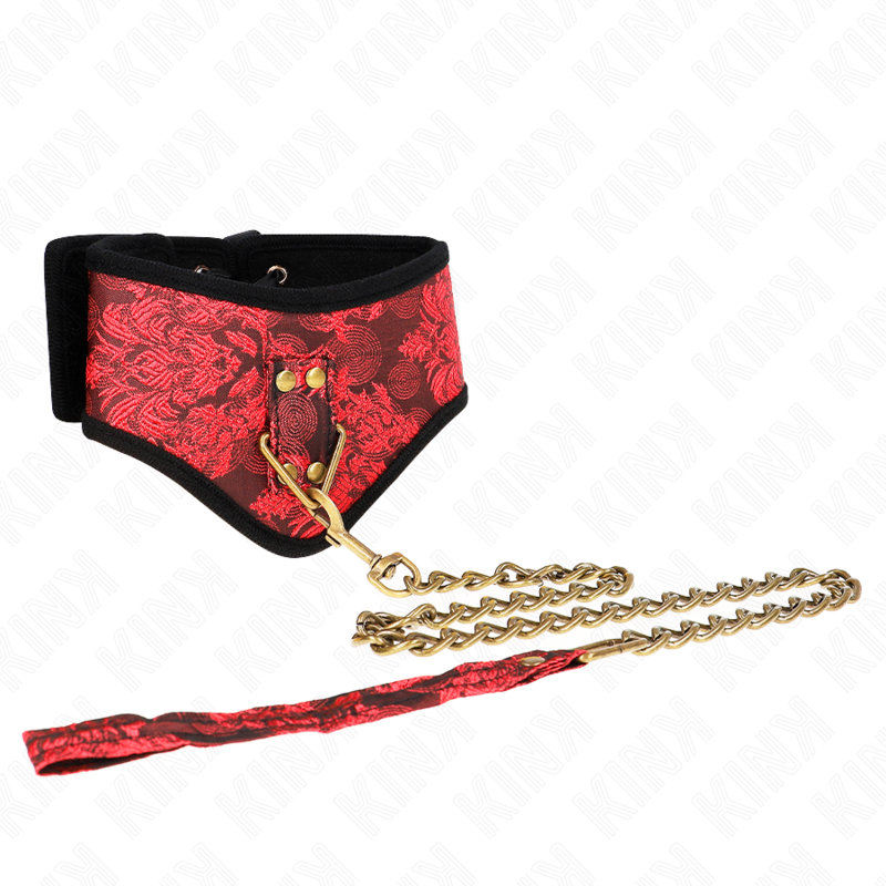 KINK – SCANDAL MODEL NECKLACE WITH LACE STRAP 75 CM 44 X 10 CM