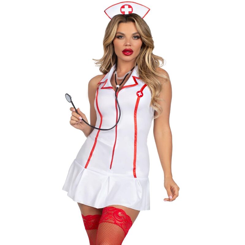 LEG AVENUE – HEAD NURSE COSTUME WHITE M/L