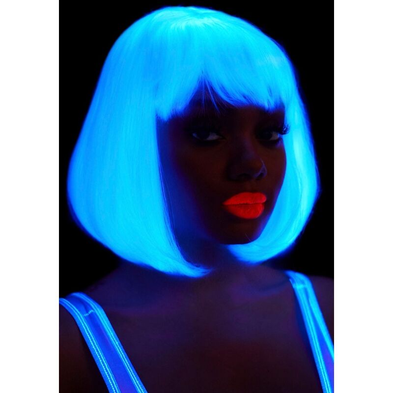 LEG AVENUE – PHOSPHORESCENT BOB CUT WIG WHITE