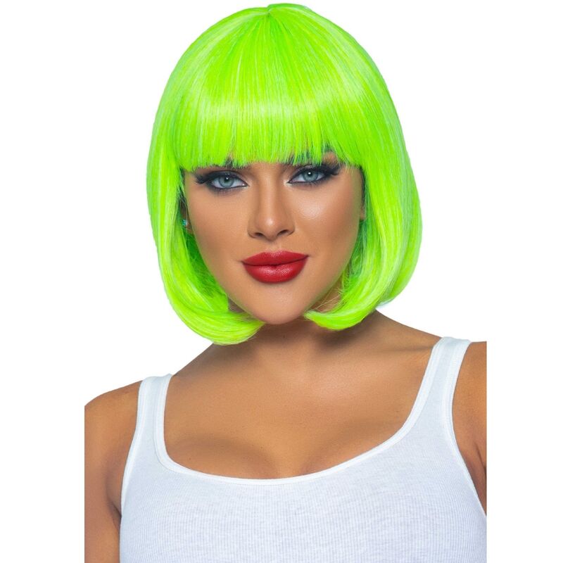 LEG AVENUE – FLUORESCENT BOB WIG NEON GREEN