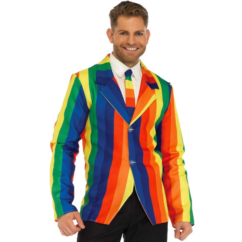 LEG AVENUE – BLAZER + TIE RAINBOW M